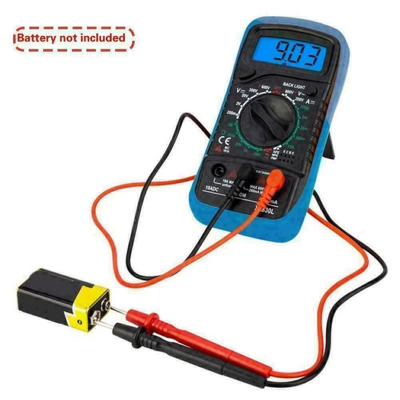 Digital Multimeter Voltmeter Ammeter Ohmmeter Tester With Backlight 6