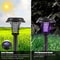 Solar Outdoor Mosquito Zapper Lamp Quiet Bug Trap For Patio Garden Camping 2