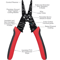 Heavy Duty Wire Stripper Cutter Crimper Pliers Multi Tool For Electricians 3