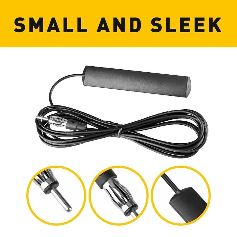 Universal Hidden Car Antenna With Amplifier Adhesive Windshield Radio Antenna 7
