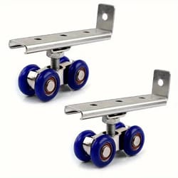 heavy duty sliding door rollers with ball bearings & hangers for smooth operation
