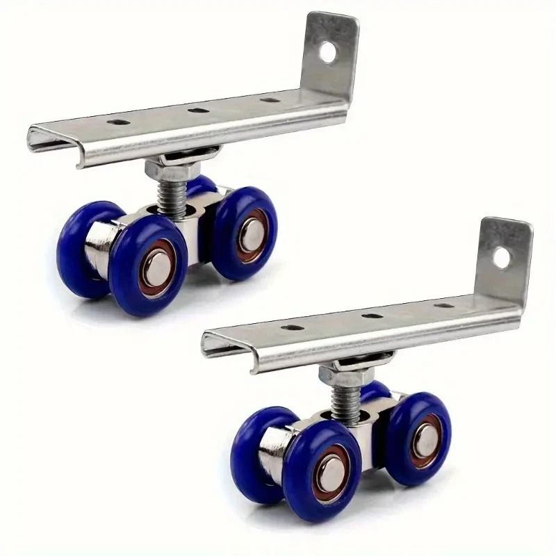 Heavy Duty Sliding Door Rollers With Ball Bearings Hangers For Smooth Operation 0