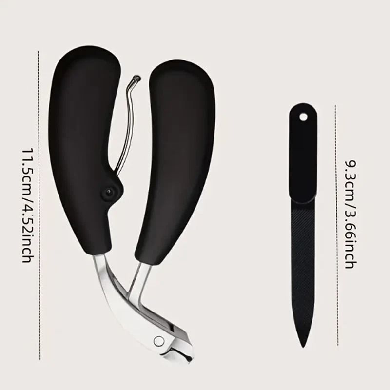 Stainless Steel Professional Heavy Duty Toe Nail Clippers For Thick Nails 4