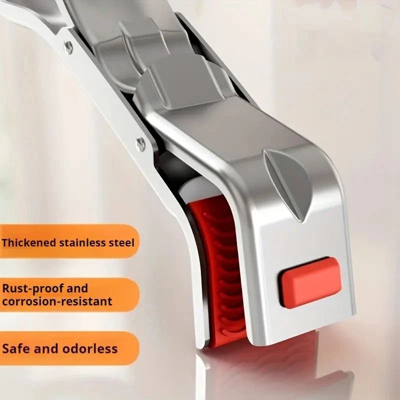 Stainless Steel Anti Scald Bowl Holder Clip Multi Purpose Kitchen Safety Tool 4