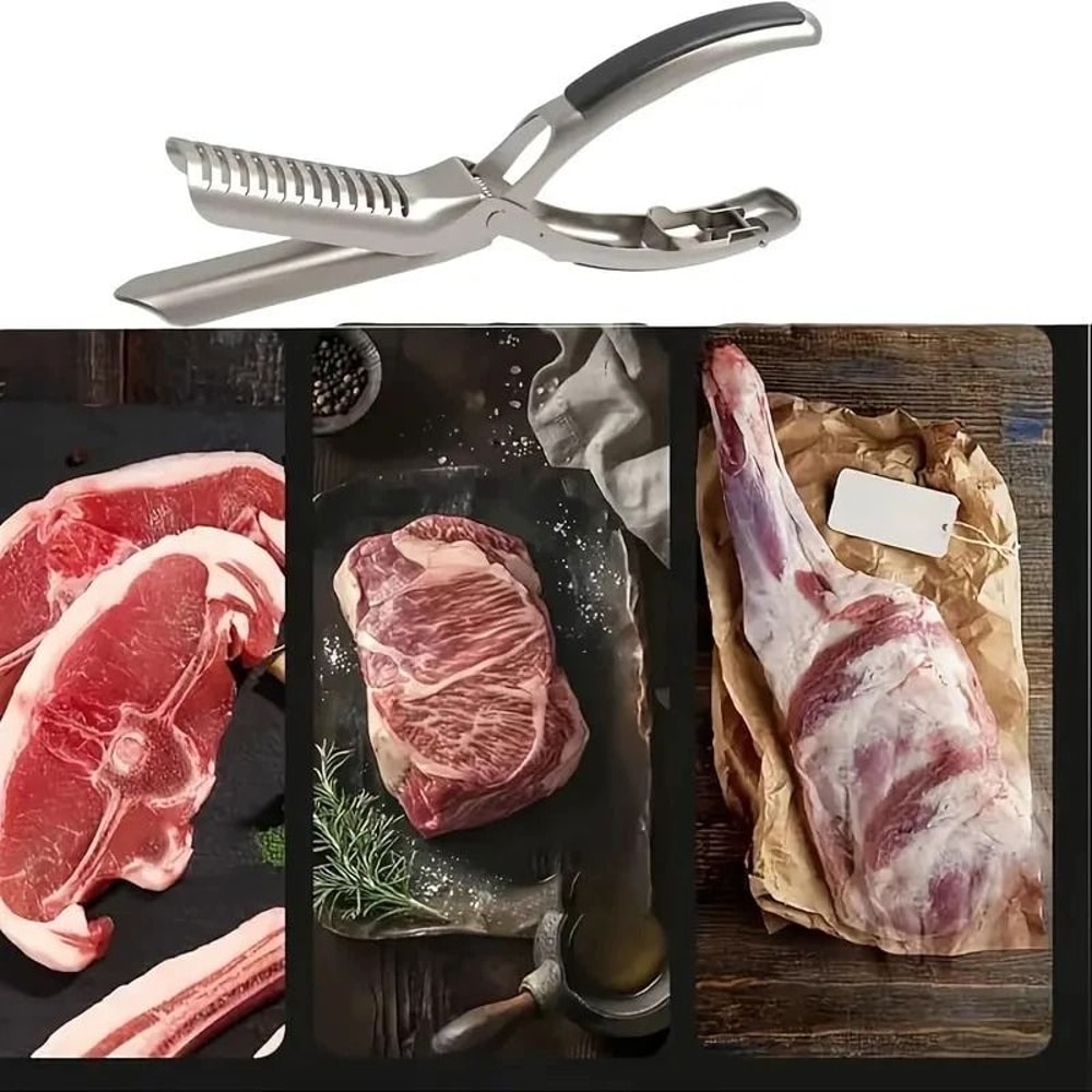 Stainless Steel Rib Membrane Remover Rib Prep Tool For Easy BBQ Prep 2