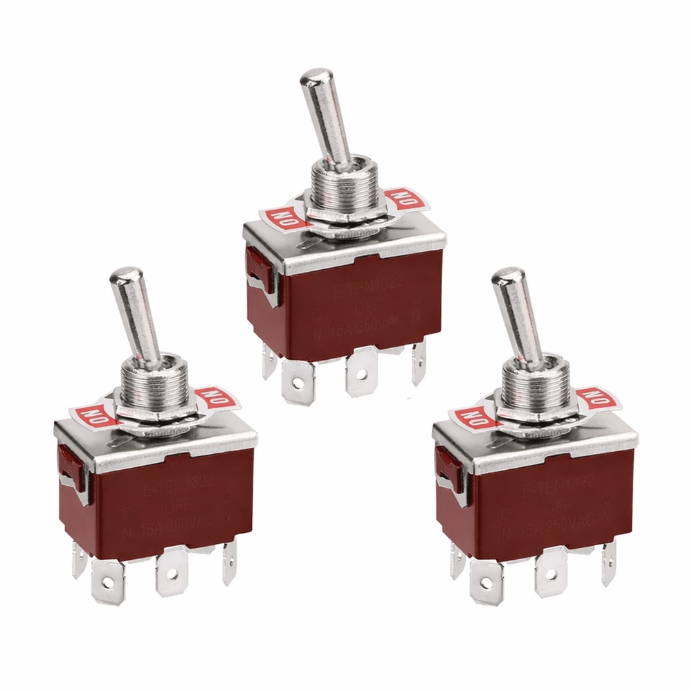 Heavy Duty DPDT Toggle Switch ON OFF Screw Terminal 0