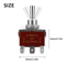Heavy Duty DPDT Toggle Switch ON OFF Screw Terminal 5