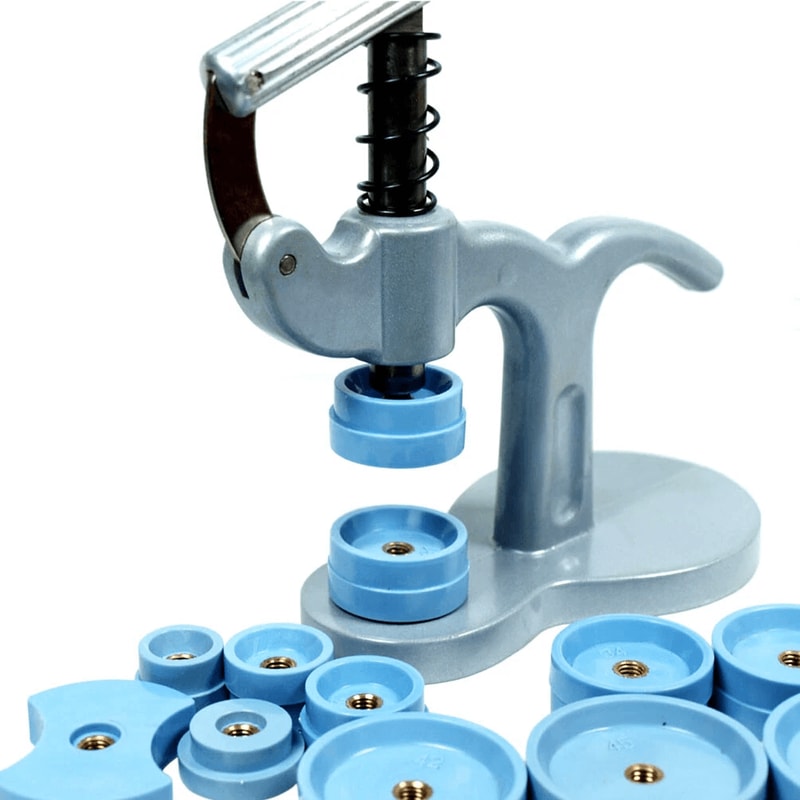 Watch Case Press Tool Set With Dies For Crystal And Case Back Closing 2