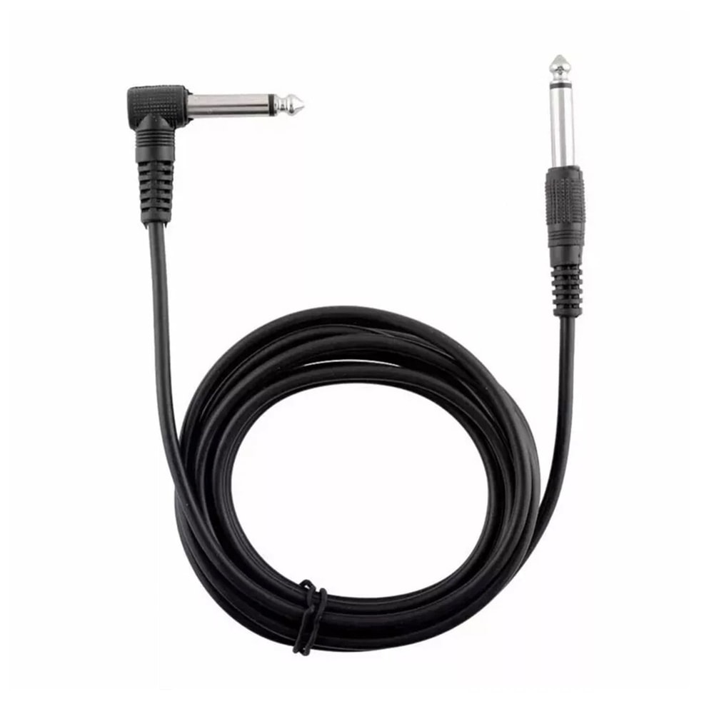 2Pack 10ft Guitar Cable Right Angle Instrument Cable Durable Amp Patch Cord 0