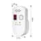 Plug In Natural Gas Leak Detector Alarm For Propane Methane And LPG Home Safety 2