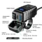 Waterproof Motorcycle USB Charger With Dual Fast Charging Ports And LED Voltmeter 1