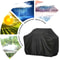 57 Inch Waterproof BBQ Grill Cover Heavy Duty Outdoor Protector 3
