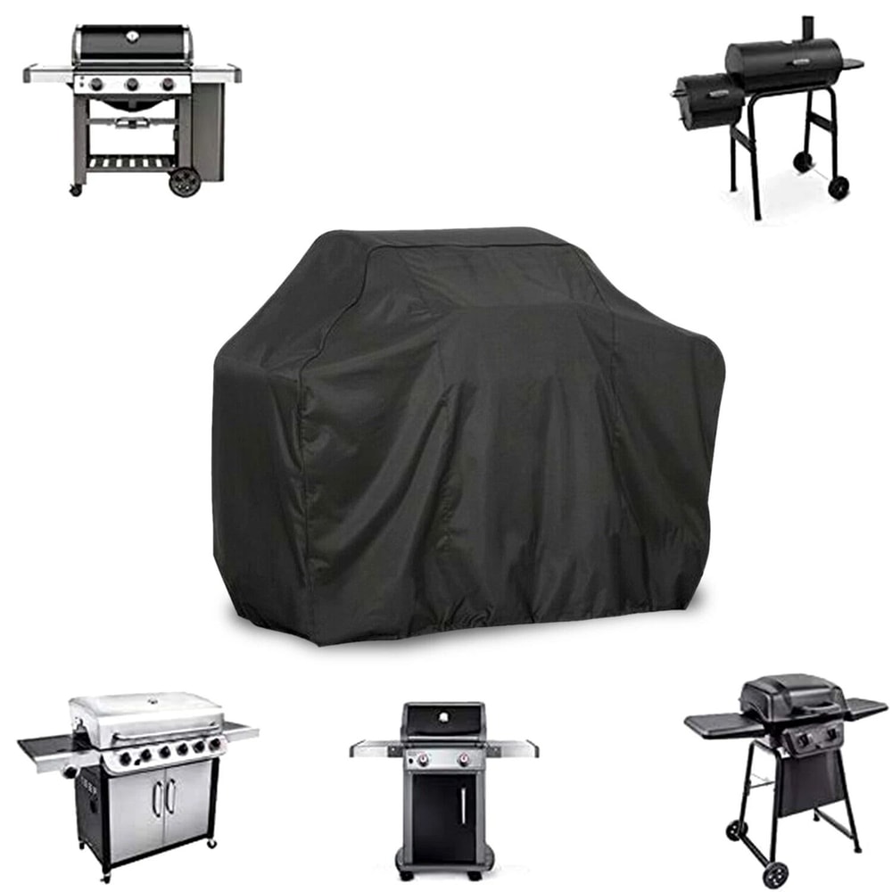 57 Inch Waterproof BBQ Grill Cover Heavy Duty Outdoor Protector 4