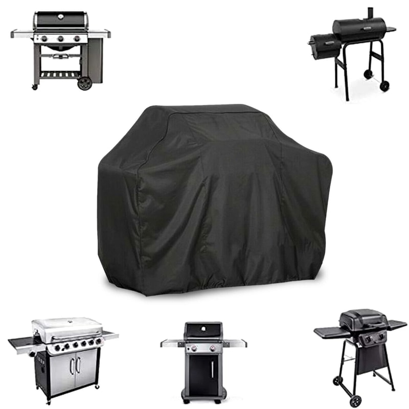 57 Inch Waterproof BBQ Grill Cover Heavy Duty Outdoor Protector 4