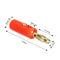 Gold Plated Banana Plugs Screw Type Speaker Wire Connectors 2