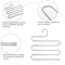 Space Saving Pants Hanger Stainless Steel Trouser Organizer 6