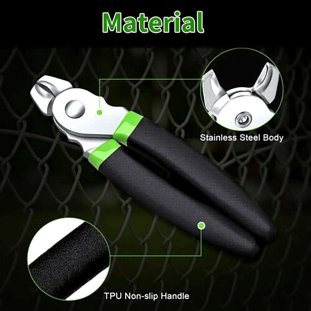 Heavy Duty Hog Ring Pliers Kit With Rings For Upholstery Repair Seat Cover Installation 2