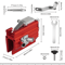 Portable Chainsaw Sharpener Jig Kit For Chainsaws Hand Crank Chain Sharpener 1