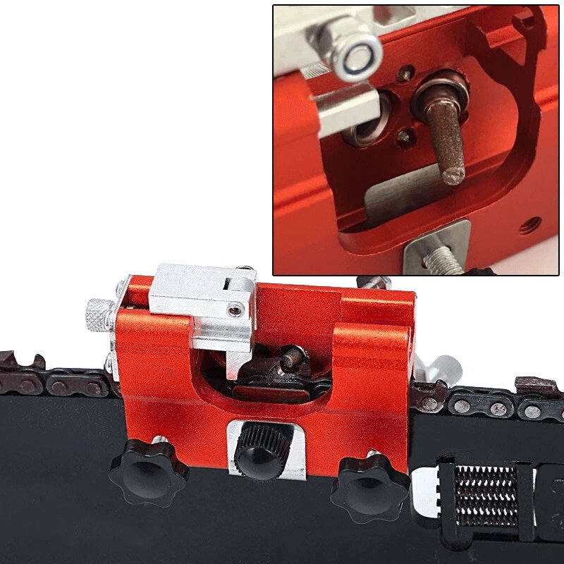 Portable Chainsaw Sharpener Jig Kit For Chainsaws Hand Crank Chain Sharpener 3