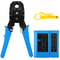 Crimp Tool Kit With Network Cable Tester And Cable Stripper 0