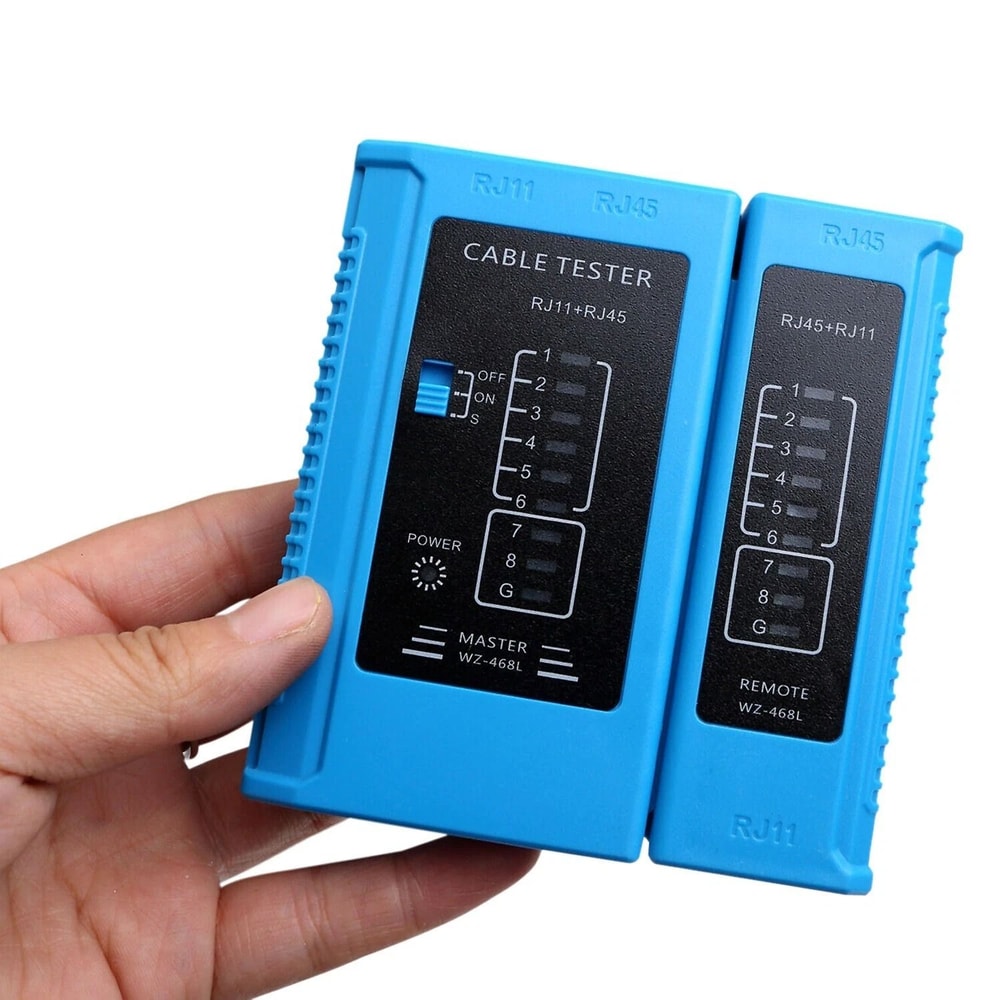 Crimp Tool Kit With Network Cable Tester And Cable Stripper 5