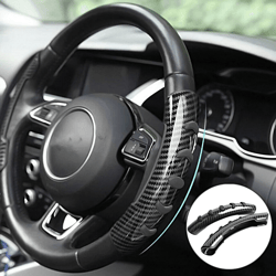 carbon fiber steering wheel booster grip covers non slip universal steering wheel cover