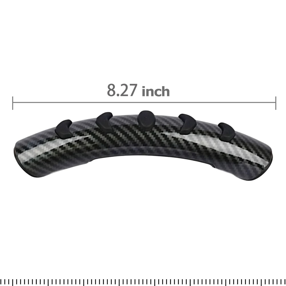 Carbon Fiber Steering Wheel Booster Grip Covers Non Slip Universal Steering Wheel Cover 2