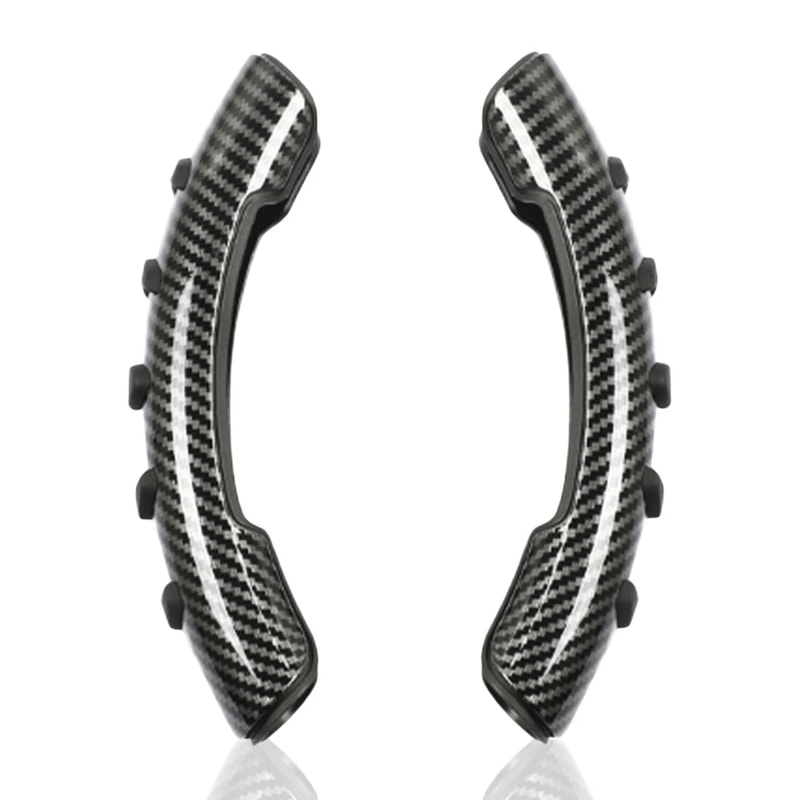 Carbon Fiber Steering Wheel Booster Grip Covers Non Slip Universal Steering Wheel Cover 4