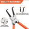 Snap Ring Pliers Set Heavy Duty Internal External Snap Ring Pliers 4