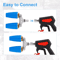 Dual Turbo Pressure Washer Nozzle Quick Connect Rotating Spray Tip 6