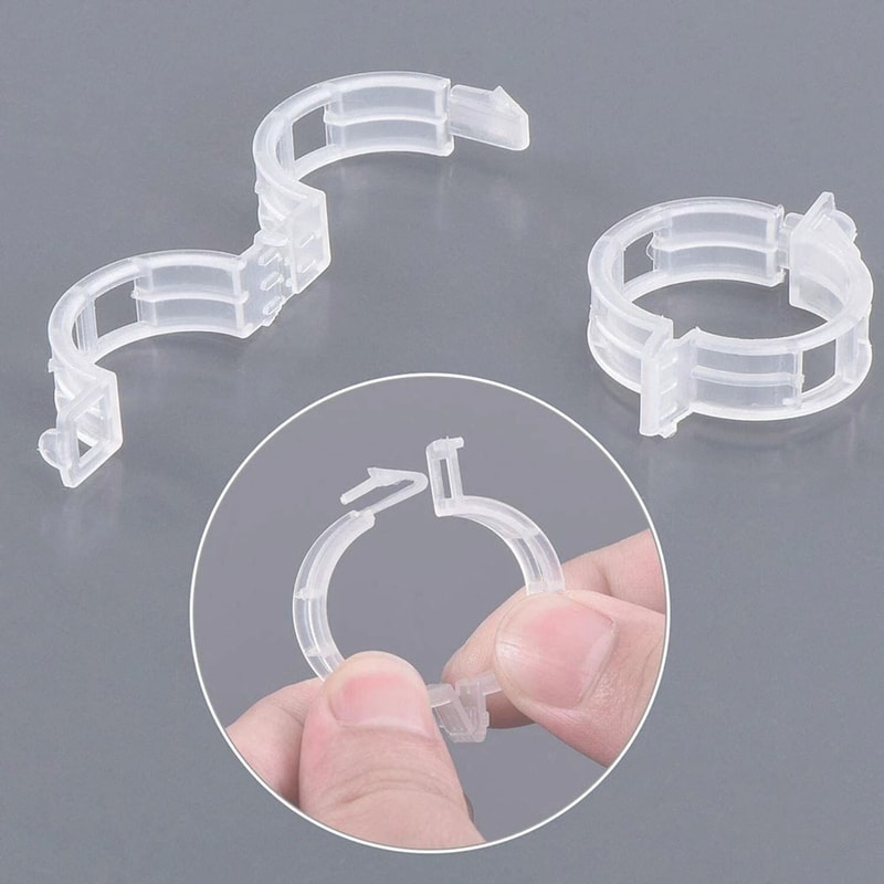 Tomato Trellis Clips Reusable Plant Support Clips For Garden Vines 2