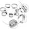 Stainless Steel Hose Clamp Assortment Kit With Sizes Adjustable Worm Gear Clamps 0