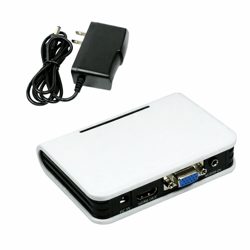 vga to hdmi adapter with audio and usb power for laptop to tv monitor projectors