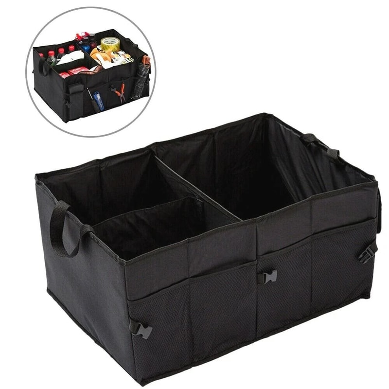 Collapsible Car Trunk Organizer For SUV Truck And Car Waterproof Cargo Storage Caddy 9