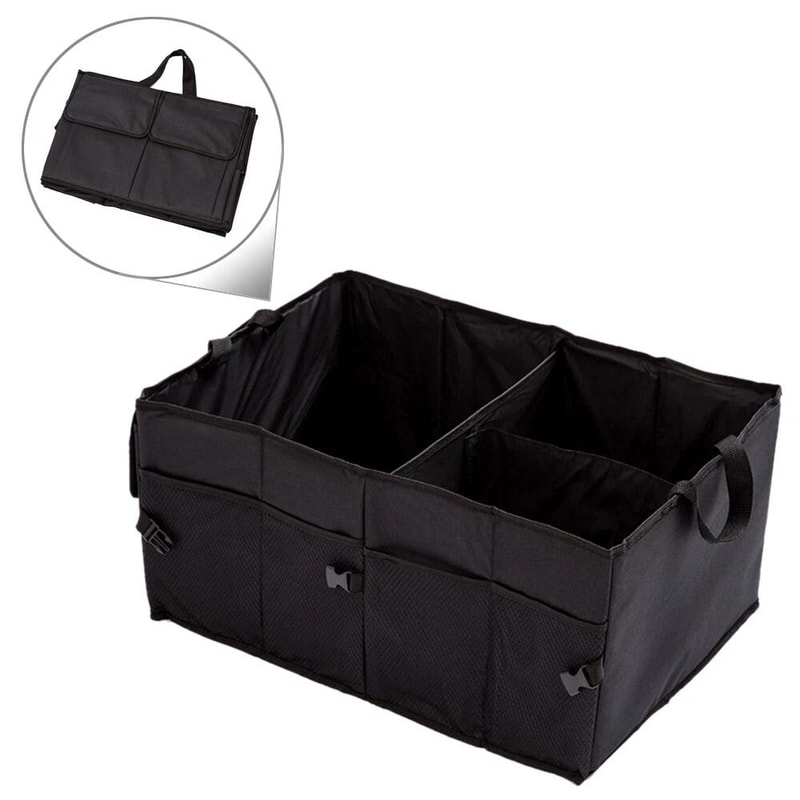 Collapsible Car Trunk Organizer For SUV Truck And Car Waterproof Cargo Storage Caddy 7