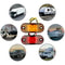 LED Marker Lights Set For Trailer RV Truck Oval Clearance Lights 5