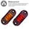 LED Marker Lights Set For Trailer RV Truck Oval Clearance Lights 6