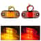 LED Marker Lights Set For Trailer RV Truck Oval Clearance Lights 7