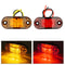 LED Marker Lights Set For Trailer RV Truck Oval Clearance Lights 7