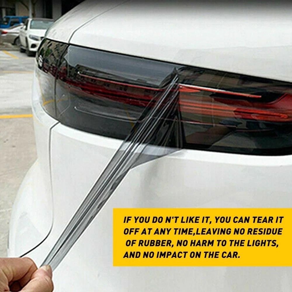 Smoke Vinyl Wrap For Headlights Taillights And Fog Lights Universal Tint Film 3