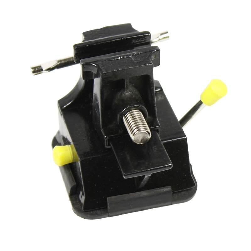 Mini Bench Vise With Suction Base For Jewelry Electronics Repair And Hobby Work 2