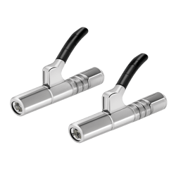 grease gun coupler quick release locking nozzles for clean high pressure greasing