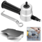 Double Head Sheet Metal Nibbler Drill Attachment Metal Cutter 2