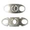 2Piece Pocket Cigar Cutter Set Stainless Steel Double Blade Cigar Scissors 0