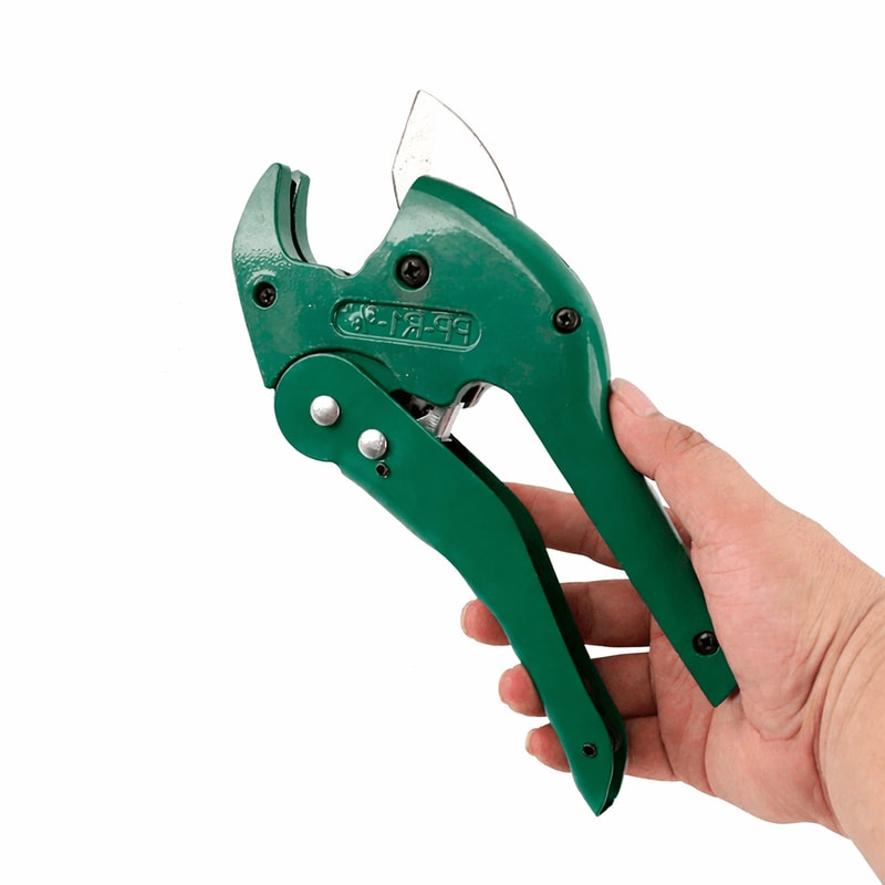 Heavy Duty PVC Pipe Cutter Ratcheting Pipe Cutting Tool With Metal Handle 0