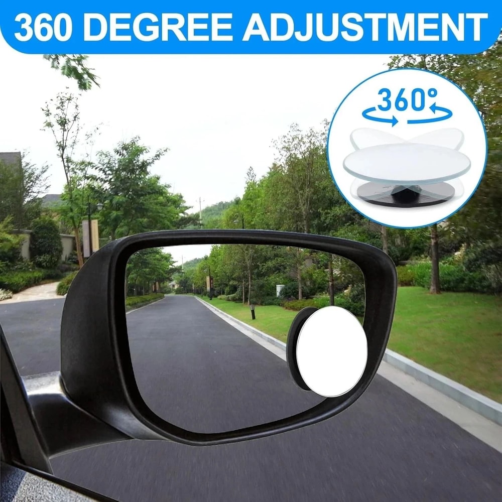 Blind Spot Mirror For Car Adjustable Wide Angle Convex Rear View Mirror 8