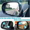 Wide Angle Blind Spot Mirror Set Universal Car Side Mirror Safety Upgrade 2
