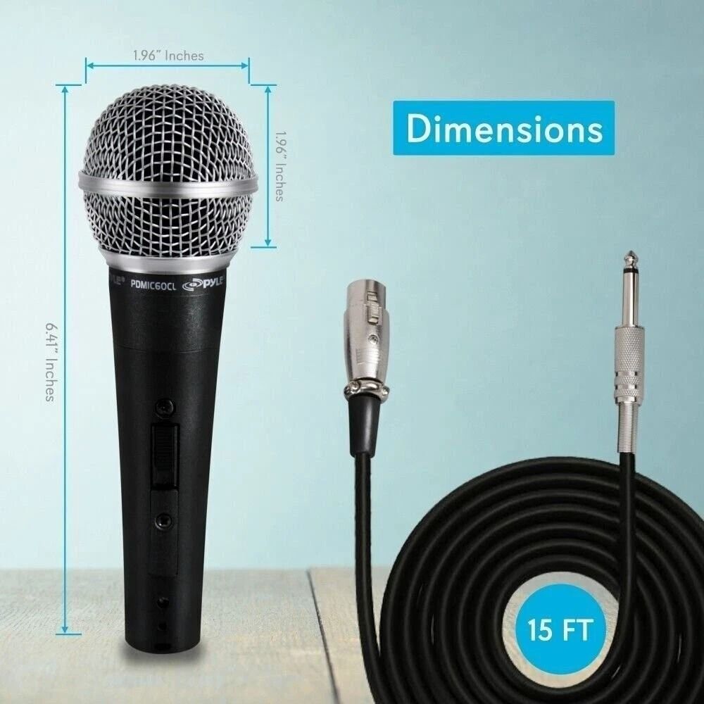 Professional Dynamic Handheld Microphone With Pop Filter And XLR Connectivity 7