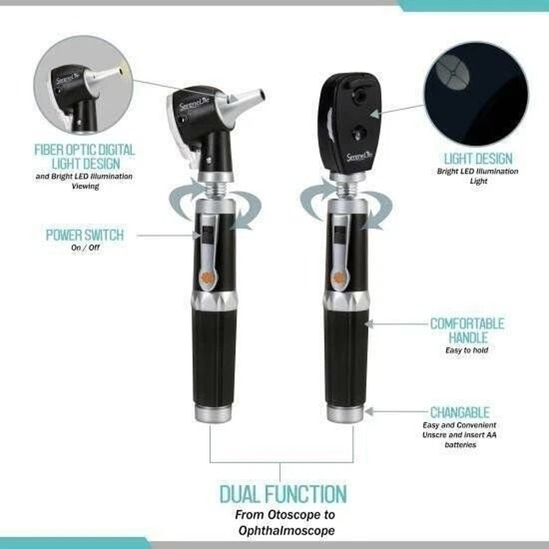 Ophthalmoscope Otoscope Kit 4