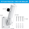 Adjustable Aluminum Flag Pole Bracket For Outside House Multi Position Holder 3